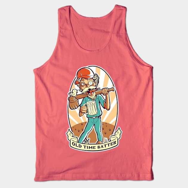 Old Time Batter Tank Top by mertkaratay